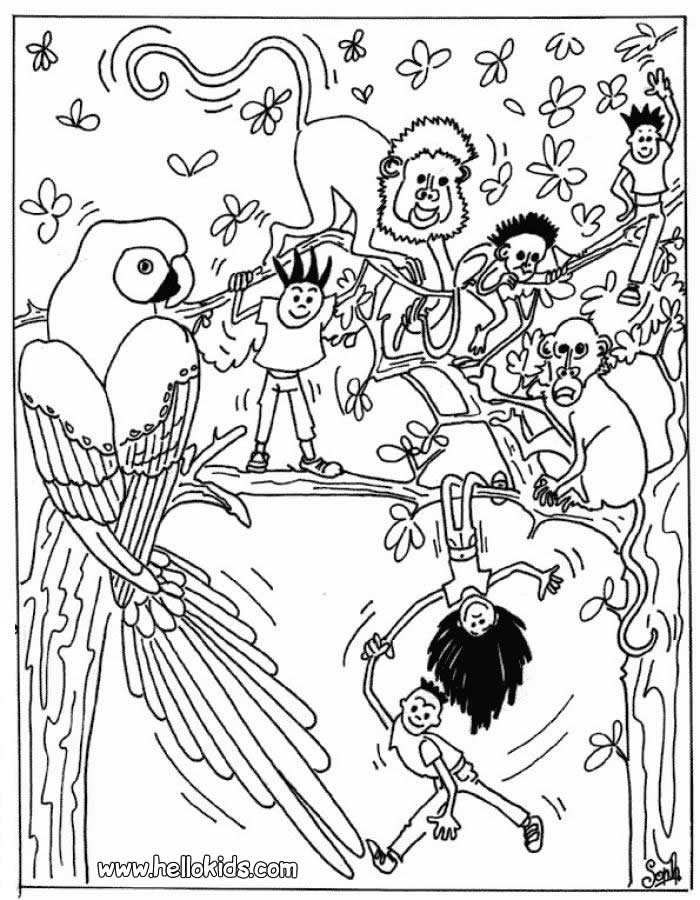 jungle pups coloring pages