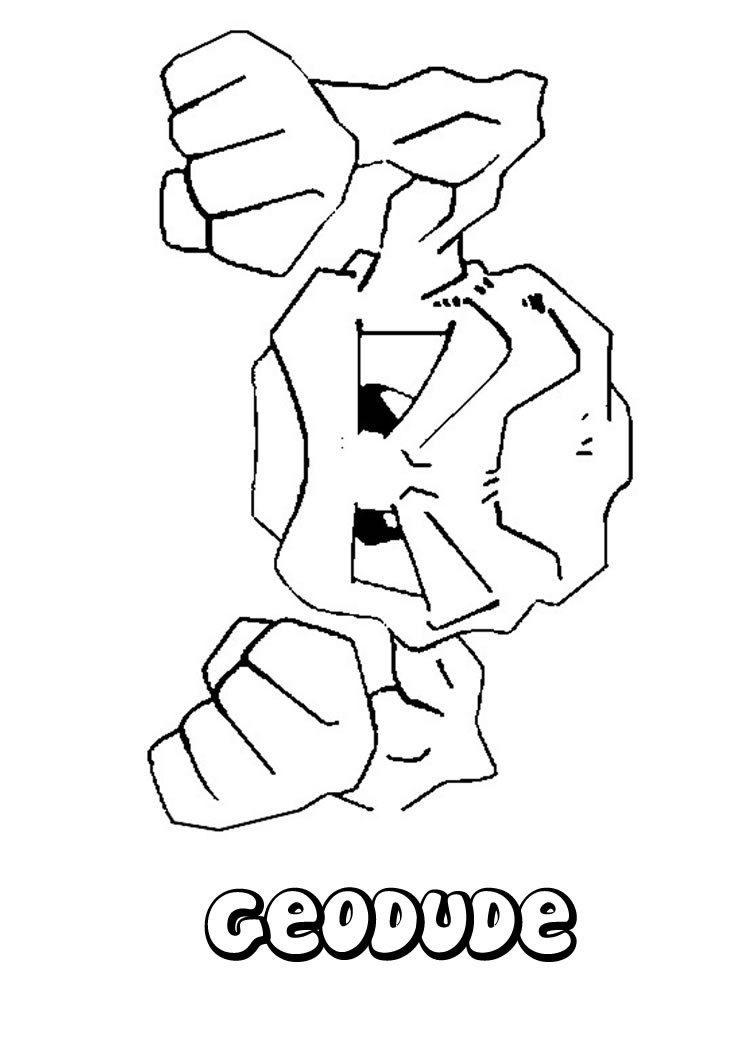 صفحات تلوين بوكيمون - صفحة تلوين بوكيمون جيودود