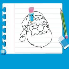 فيديوهات تعليم كيفيّة الرّسم - كيفيّة رسم بابا نويل